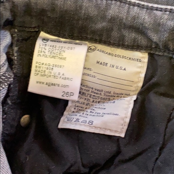 AG “The Stevie Ankle Petite” Distressed Denim - Picture 7 of 7